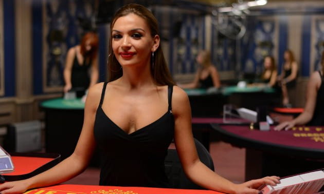 Eksempel på live blackjack fra Mega Casino