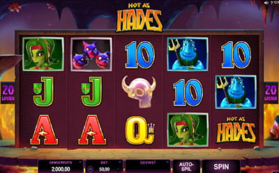 Spil Hot as Hades spillemaskinen på CasinoLuck