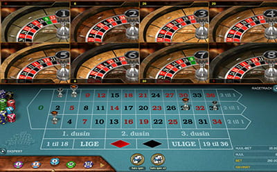 Multi Wheel Roulette kan også prøves af på blackjack casinoet her
